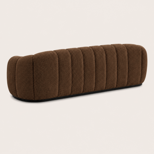 3-Seater Channel Tufted Sofa - Sofa - QONKA HOME
