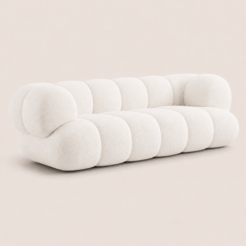 Teddy Boucle Bubble Modular Sofa Luxury Cloud‑Shape Couch For Wabi‑Sabi Living Room - Sofa - QONKA HOME