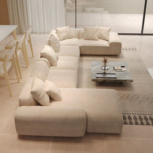Luxury U Shape Modular Sectional Sofa - Sofa - QONKA HOME