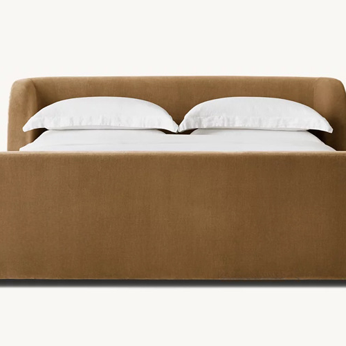 Luxury Velvet Upholstered Bed - Bed - QONKA HOME