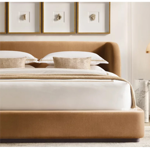 Luxury Velvet Upholstered Bed - Bed - QONKA HOME