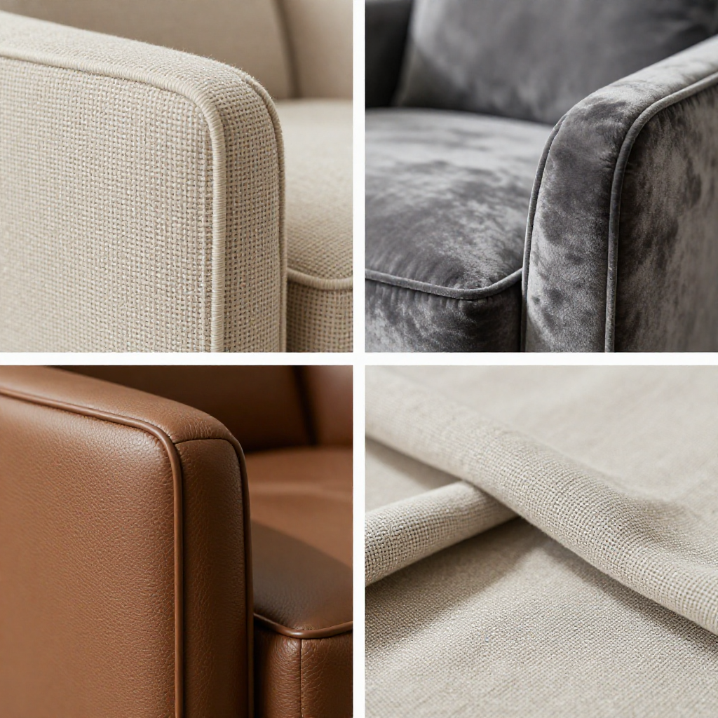 Comparison of accent chair upholstery materials