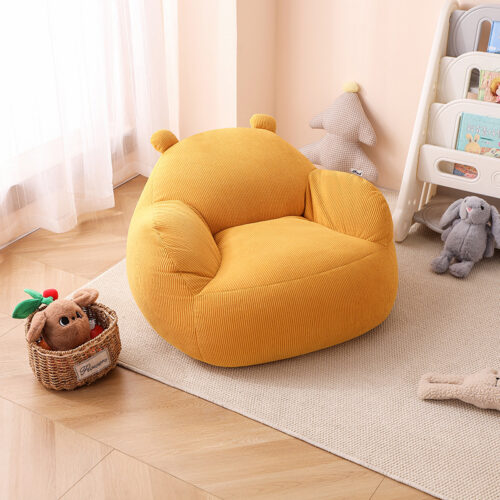 Children’s Small Sofa, Reading Nook Corduroy Sofa Chair - kids furniture - QONKA HOME