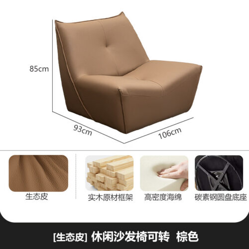 Italian-Style Affordable Luxury Single Armchair - Living room furniture - QONKA HOME