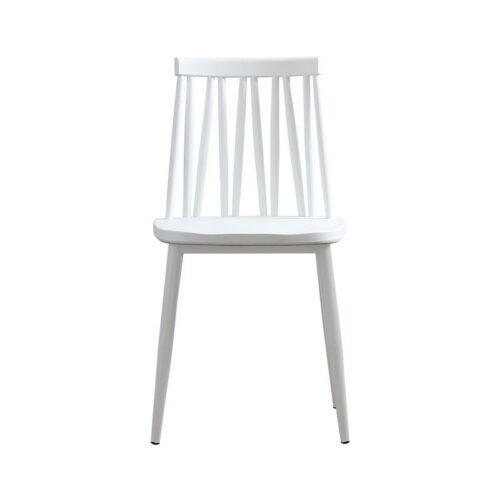 Windsor Style Dining Chair PP Seat Board Iron Frame Modern Plastic Side Chair for Home Kitchen Restaurant Cafe - Dining ch...