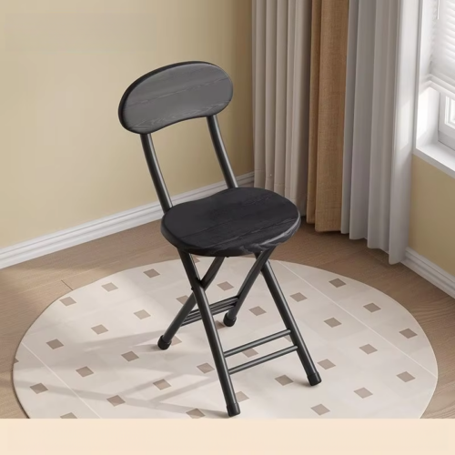 Folding Dining Chair Thick Carbon Steel Legs MDF Seat Back Foldable Side Chair for Home Kitchen Apartment - Dining chair -...