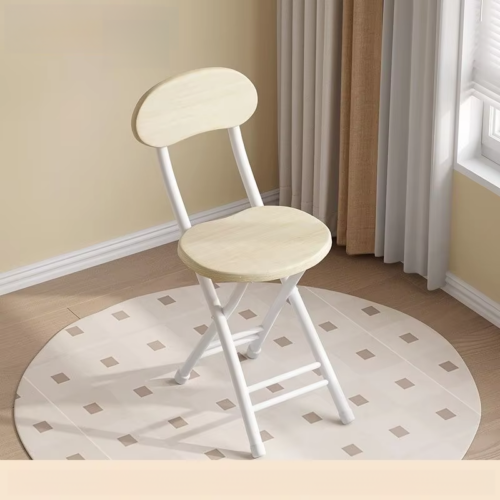 Folding Dining Chair Thick Carbon Steel Legs MDF Seat Back Foldable Side Chair for Home Kitchen Apartment - Dining chair -...