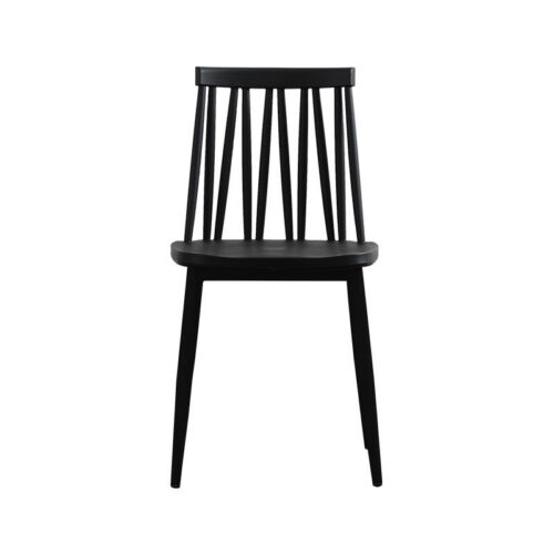 Windsor Style Dining Chair PP Seat Board Iron Frame Modern Plastic Side Chair for Home Kitchen Restaurant Cafe - Dining ch...