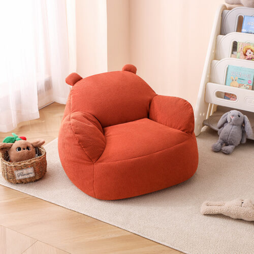 Children’s Small Sofa, Reading Nook Corduroy Sofa Chair - kids furniture - QONKA HOME