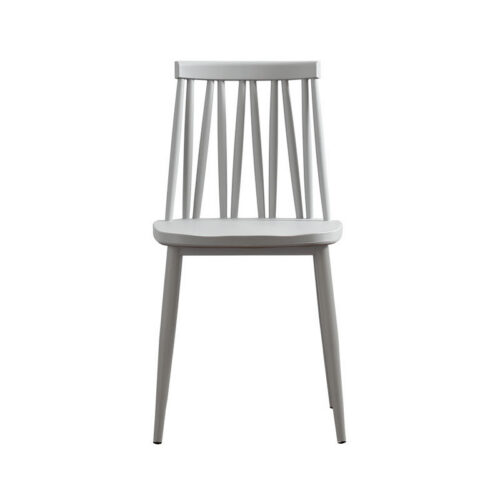Windsor Style Dining Chair PP Seat Board Iron Frame Modern Plastic Side Chair for Home Kitchen Restaurant Cafe - Dining ch...