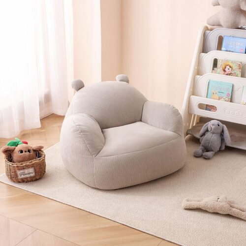 Children’s Small Sofa, Reading Nook Corduroy Sofa Chair - kids furniture - QONKA HOME