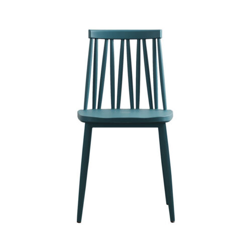 Windsor Style Dining Chair PP Seat Board Iron Frame Modern Plastic Side Chair for Home Kitchen Restaurant Cafe - Dining ch...