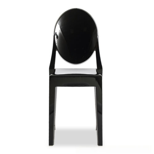 Modern Transparent Plastic Dining Chair Ghost Side Chair for Dining Room - Dining chair - QONKA HOME