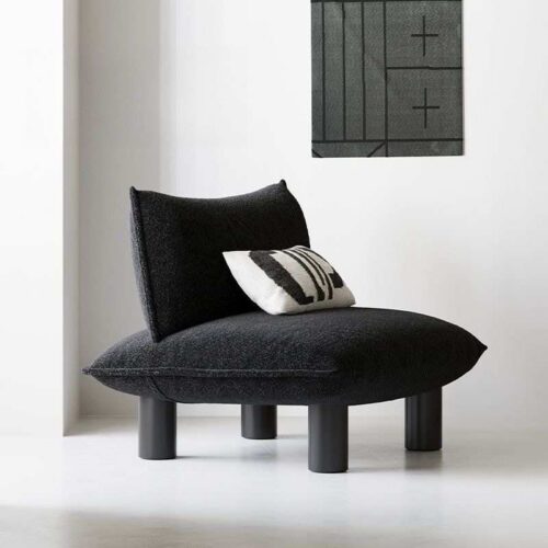 Italian Light Luxury Minimalist Sofa Chair - Living room furniture - QONKA HOME