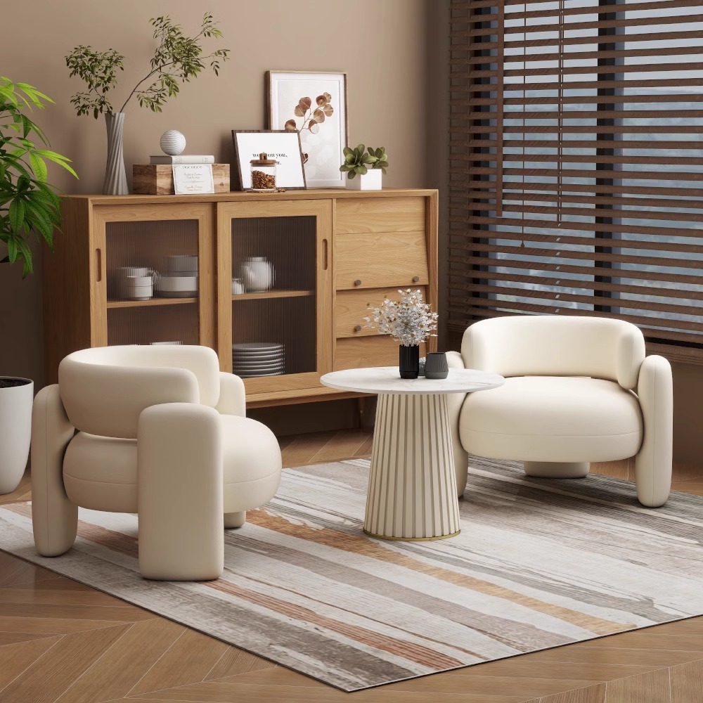 Simple, exquisite living room chair - Living room furniture - QONKA HOME