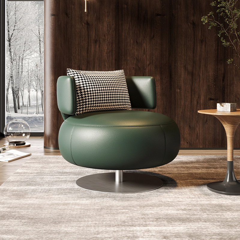 Modern Living Room Sofa, Affordable Luxury Swivel Armchair - Living room furniture - QONKA HOME