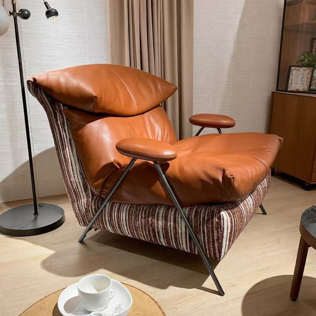 Italian-style Luxury Genuine Leather Casual Sofa - Living room furniture - QONKA HOME