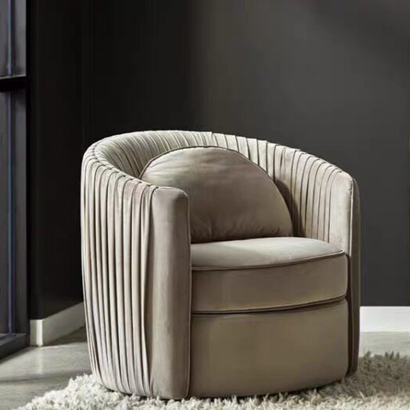 Italian-style luxury pleated sofa - Living room furniture - QONKA HOME