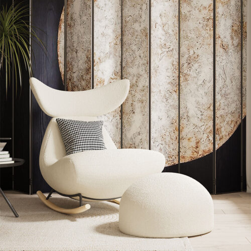 Nordic Recliner Sofa for the Living Room - Living room furniture - QONKA HOME