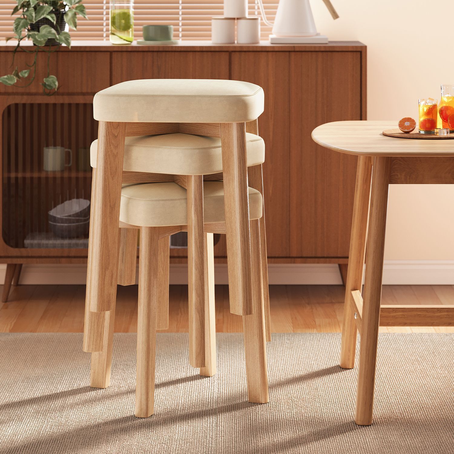Classic American Solid Wood Dining Chair