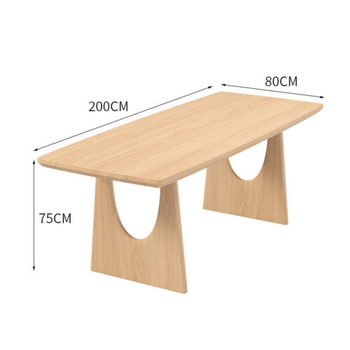 Wabi-sabi-Style Dining Table - Dining table - QONKA HOME