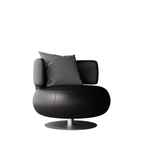 Modern Living Room Sofa, Affordable Luxury Swivel Armchair - Living room furniture - QONKA HOME