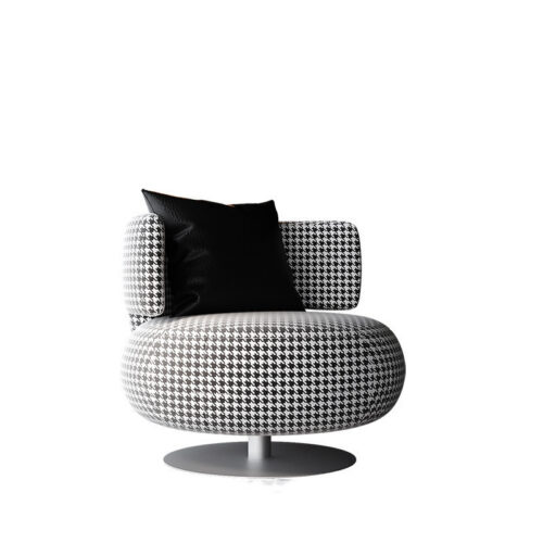 Modern Living Room Sofa, Affordable Luxury Swivel Armchair - Living room furniture - QONKA HOME