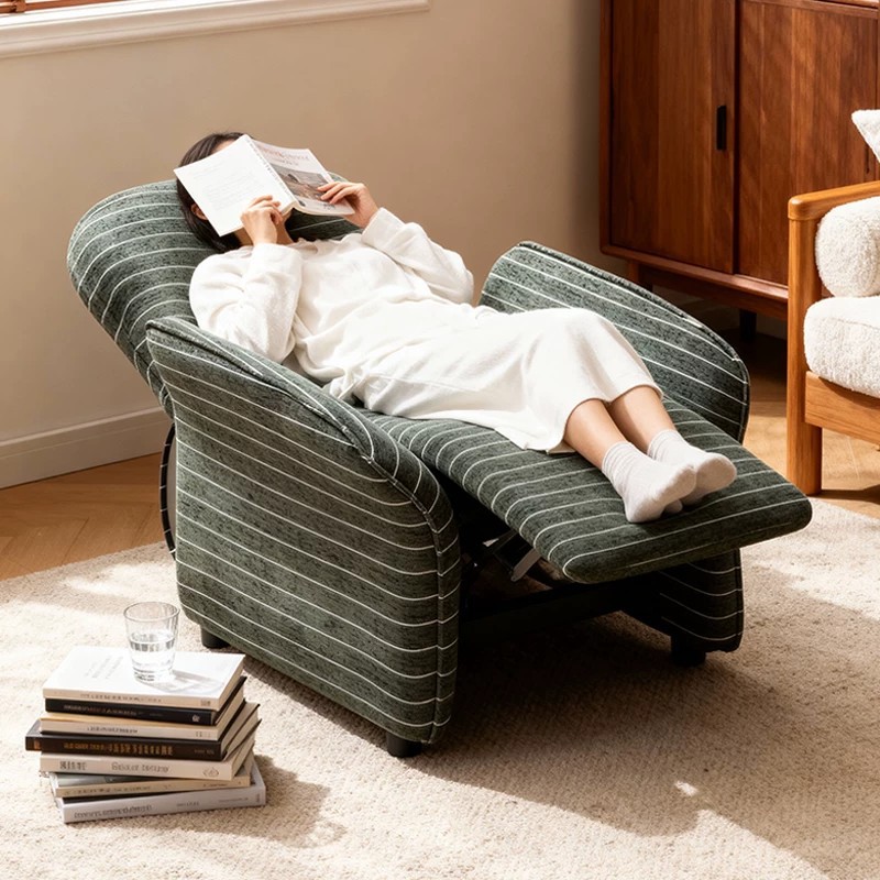 Mid-Century Bud Design Single Sofa - Living room furniture - QONKA HOME