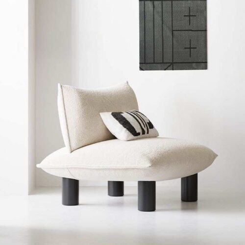 Italian Light Luxury Minimalist Sofa Chair - Living room furniture - QONKA HOME