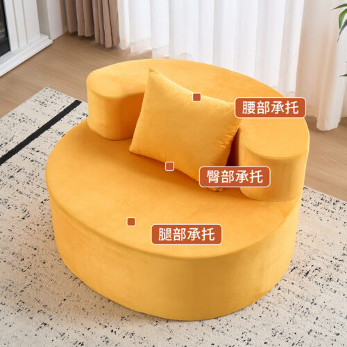 Single-Seat Compressible Living Room Sofa - Living room furniture - QONKA HOME