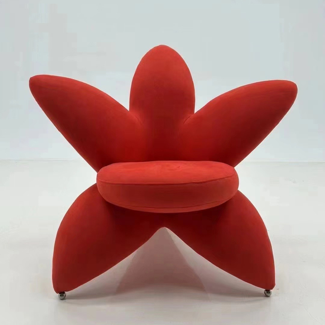 Wabi-sabi Style Solid Wood Single Armchair