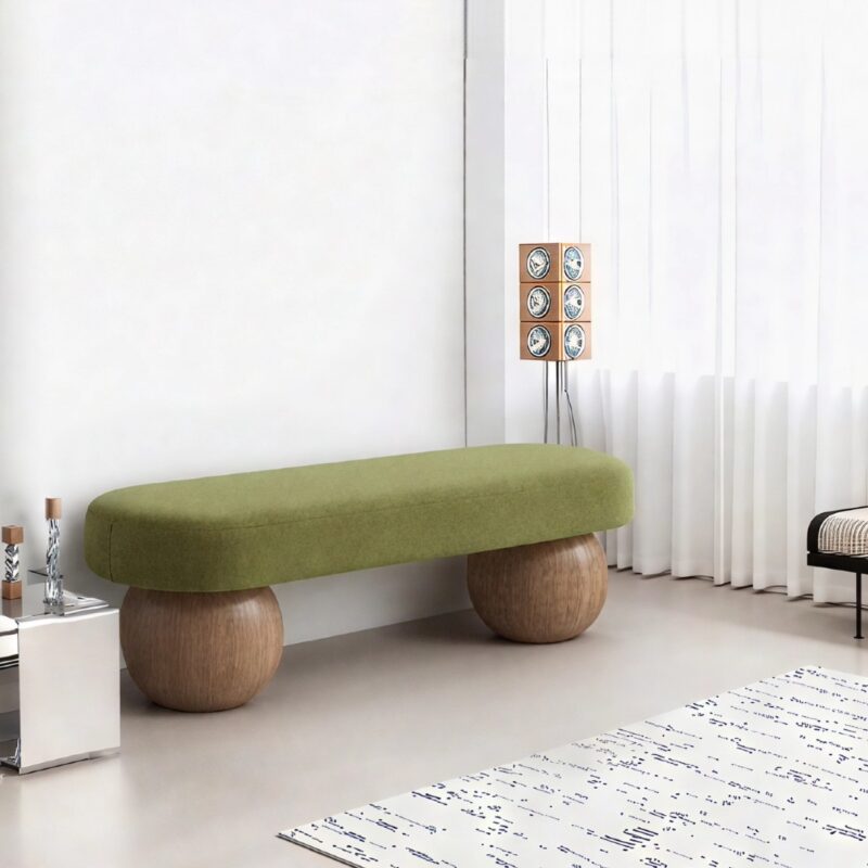 Nordic-French Style Home Shoe Bench - Bedroom furniture - QONKA HOME