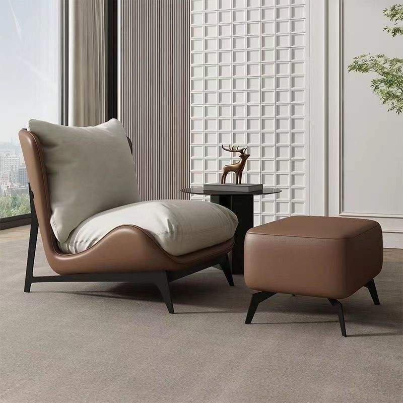 Nordic Modern Single Sofa Chair, Minimalist Lounge Chair - Living room furniture - QONKA HOME
