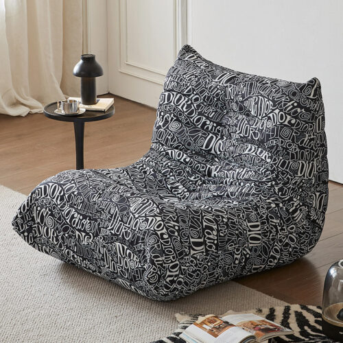 Van Gogh Starry Night Bean Bag Chair – Artistic Lazy Floor Sofa - Sofa - QONKA HOME