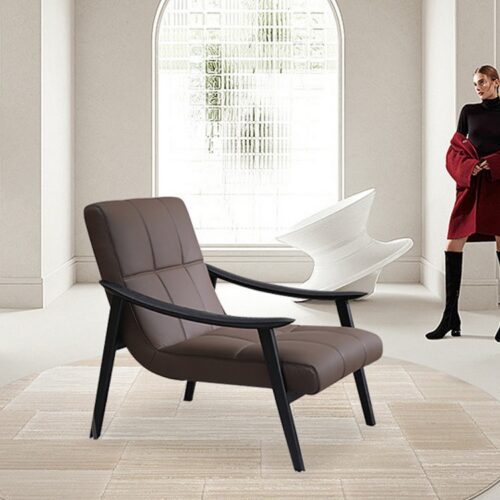 Italian Top-Grain Leather Recliner - Living room furniture - QONKA HOME