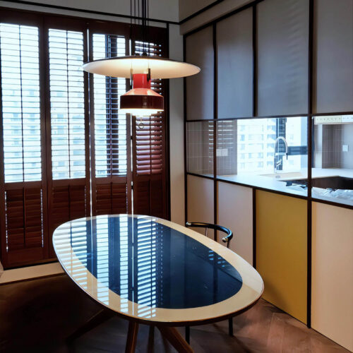 Oval Tempered Glass Dining Table Solid Ash Wood Tripod Base Mid-Century Modern Dining Table for Home Dining Room - Dining ...