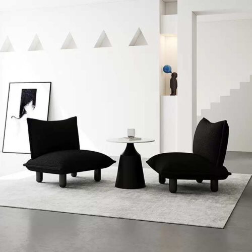 Italian Light Luxury Minimalist Sofa Chair - Living room furniture - QONKA HOME