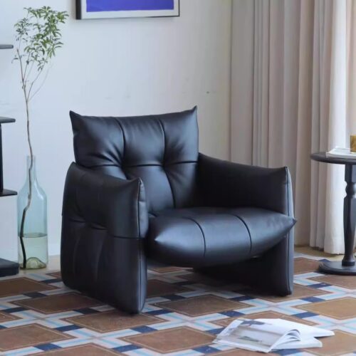 Nordic Light Luxury Star Fabric Single Sofa Chair - Living room furniture - QONKA HOME
