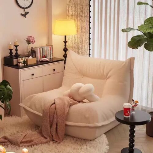Foldable Bean Bag Chair, Compact Single-seater Sofa - Living room furniture - QONKA HOME