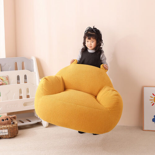 Children’s Small Sofa, Reading Nook Corduroy Sofa Chair - kids furniture - QONKA HOME