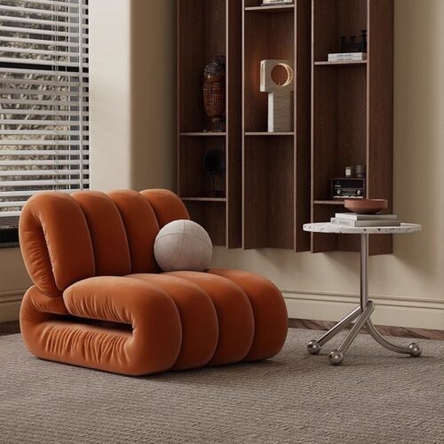 Trendy Vintage-Style Single Recliner - Living room furniture - QONKA HOME