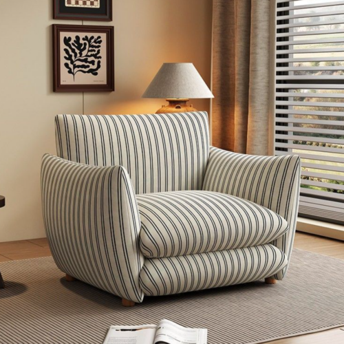 Vintage-style Lounge Chair - Living room furniture - QONKA HOME