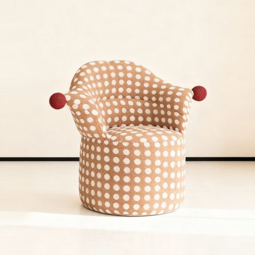 Nordic Style Luxury Single Chair: Retro Style Swivel Chair - Living room furniture - QONKA HOME