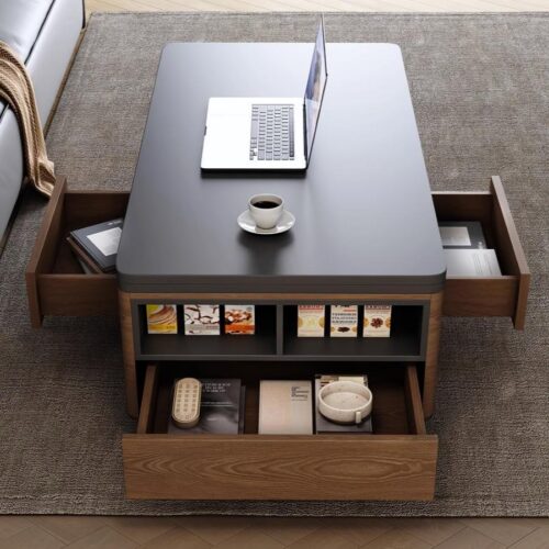 Modern Multi-functional Lift Top Coffee Table - Coffee table - QONKA HOME