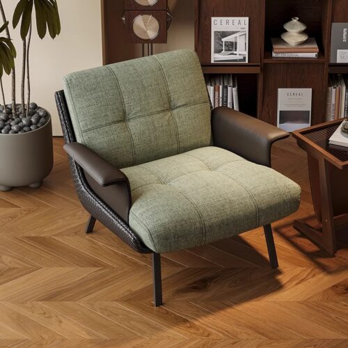 Italian-Light-Luxury-Accent-Chair - Living room furniture - QONKA HOME