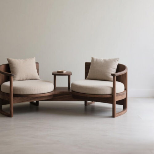 New Chinese-Style North American-Style Solid Wood Sofa Set - Living room furniture - QONKA HOME