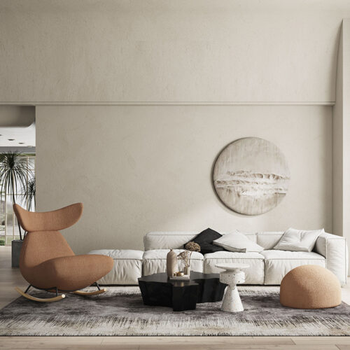 Nordic Recliner Sofa for the Living Room - Living room furniture - QONKA HOME