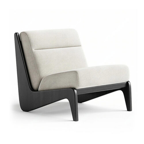 French-style Vintage Solid Wood Sofa Chair - Living room furniture - QONKA HOME
