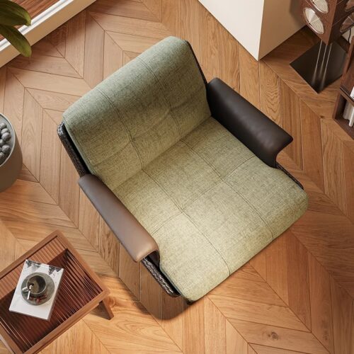 Italian-Light-Luxury-Accent-Chair - Living room furniture - QONKA HOME