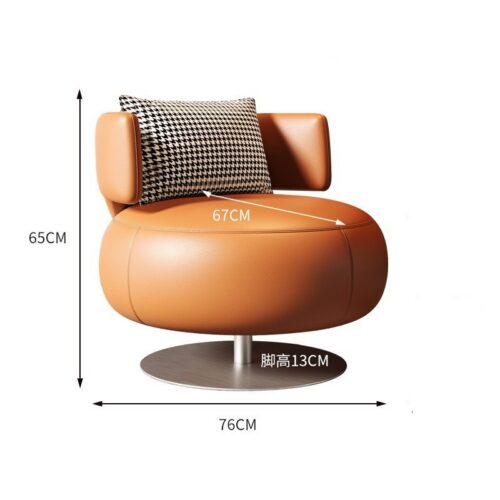 Modern Living Room Sofa, Affordable Luxury Swivel Armchair - Living room furniture - QONKA HOME